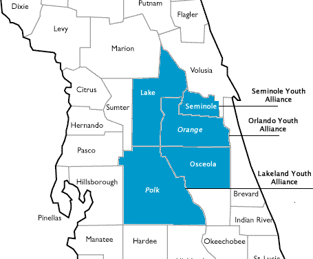 OYA service areas