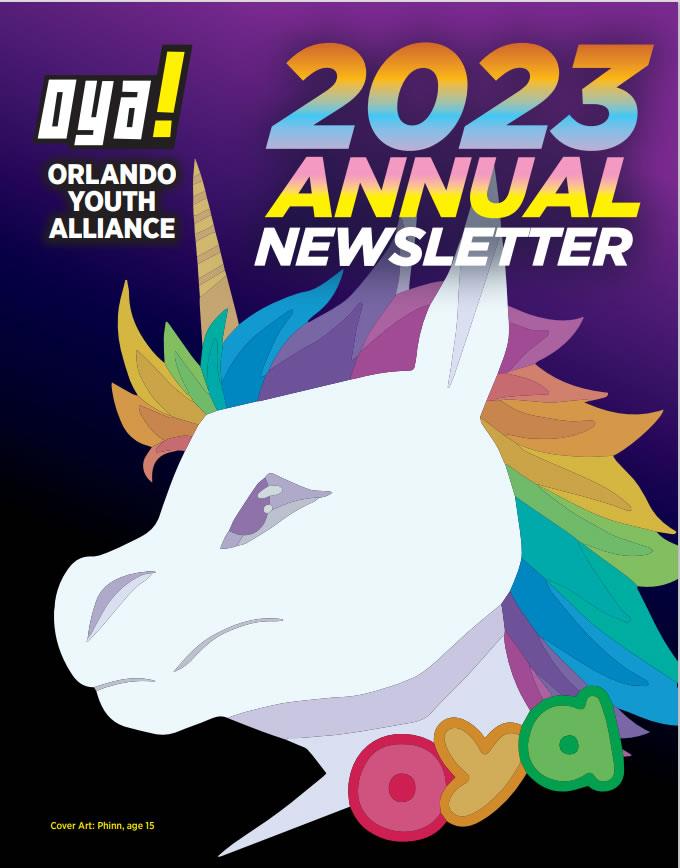 Front cover of the 2023 annual newsletter